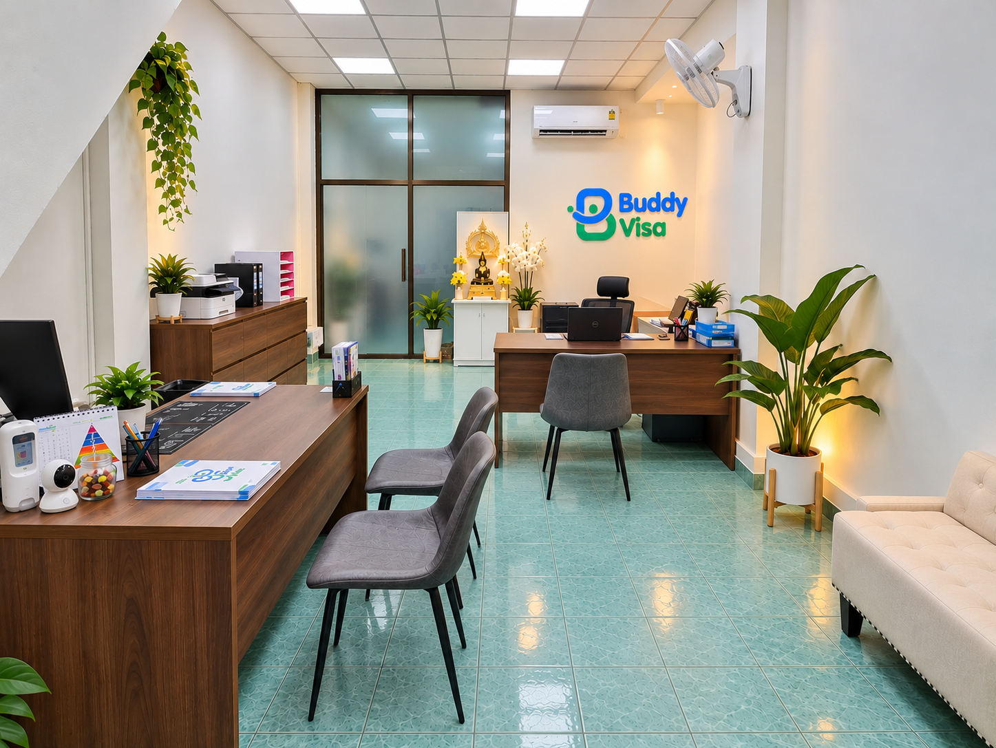 Inside the real Buddy Visa office in Pattaya